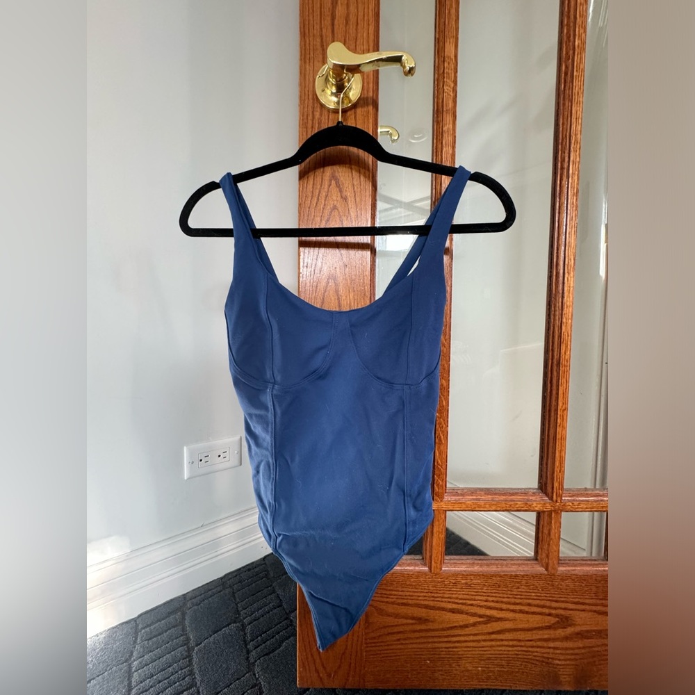 abercrombie blue body suit